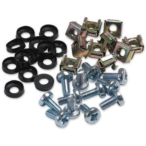 Kauden Cage Nut Kit Pack of 50 - Black