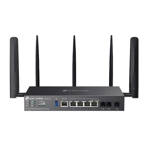 TP-Link DR3650V-4G Omada 4G+ Cat6 AX3000 Wi-Fi 6 Gigabit Desktop DSL Gateway