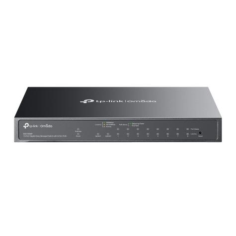 TP-Link ES210GMP Omada 10-Port Gigabit Easy Managed Switch with 8-Port PoE+ *123W*