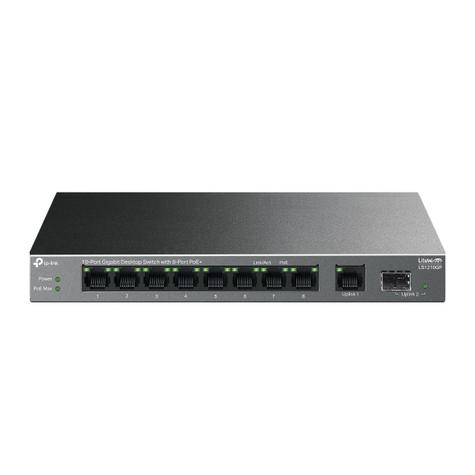 TP-Link LS1210GP LiteWave 10-Port Desktop Gigabit Switch 8-Port PoE+