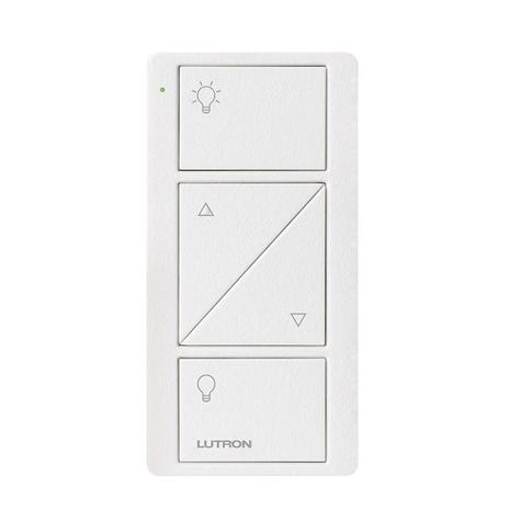 Lutron Pico Controller Light 2 Button with Raise & Lower Matte Black - Arctic White