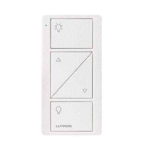 Lutron Pico Controller Light 2 Button with Raise & Lower Matte Black - Arctic White