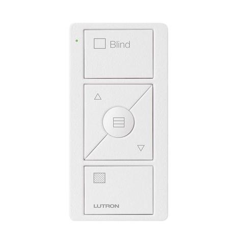 Lutron Pico Controller Horizontal Sheer 3 Button with Raise & Lower Matte Black - Arctic White