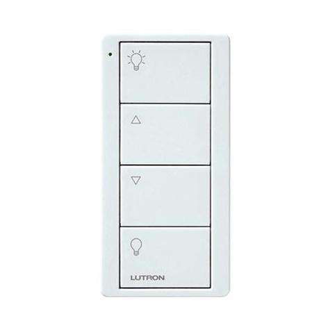 Lutron Pico Controller Light 4 Button Matte Black - Arctic White