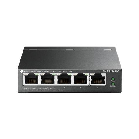 TP-Link SG1005LP 5-Port Gigabit Switch with 4-Port PoE+ *40W*