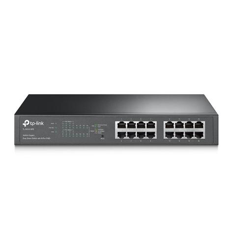 TP-Link SG1016PE 16-Port Gigabit Easy Smart Switch with 8-Port PoE+ *150W*
