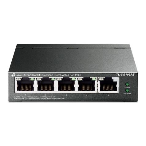 TP-Link SG105PE 5-Port Gigabit Easy Smart Switch with 4-Port PoE+ *65W*