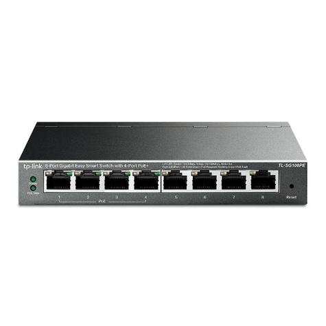 TP-Link SG108PE 8-Port Gigabit Easy Smart Switch with 4-Port PoE *55W*