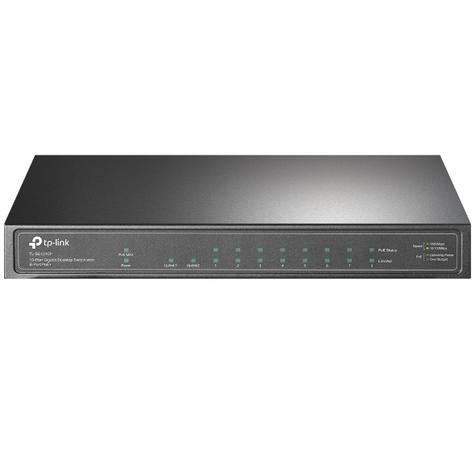 TP-Link SG1210P 10-Port Gigabit Desktop Switch with 8-Port PoE+ *63W*