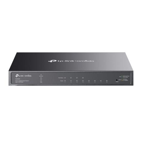 TP-Link SG2008P Omada 8-Port Gigabit Smart Switch with 4-Port PoE+ *62W*