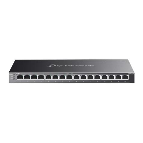 TP-Link SG2016P Omada 16-Port Gigabit Smart Switch with 8-Port PoE+ *120W*