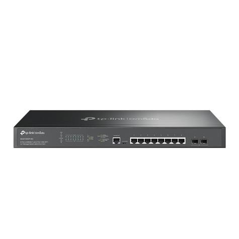 TP-Link SG3210XHP-M2 Omada 8-Port 2.5G & 2-Port 10G SFP+ L2+ Managed Switch with 8-Port PoE+ *240W*