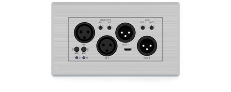 2x2 Dante&reg; XLR Audio Converter - Various colours