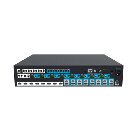 Netvio 8x8 | HDBaseT | 40m (70m) 4K/60 HDR | 70m (100m) 1080p | 4K/1080p scaling, ARC, mirror HDMIs, Ethernet (OPs 5-8), audio inputs, 28x16 audio matrix 