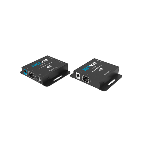 Netvio 40m 1080p extender with PoC, HDMI loop-out & IR media control. 