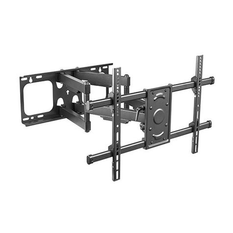 Heavy-Duty Full-Motion TV Wall Mount for TVs 37″ - 90″