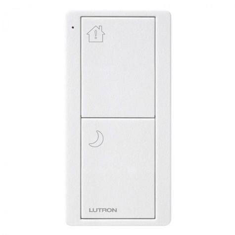 Lutron Pico Switch Bedside Keypad 2 Button Matte Black - Arctic White