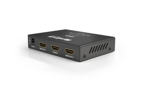 WyreStorm Essential 4K HDR 4:4:4 60Hz HDMI 1x2 Splitter with 1080p scaling feature