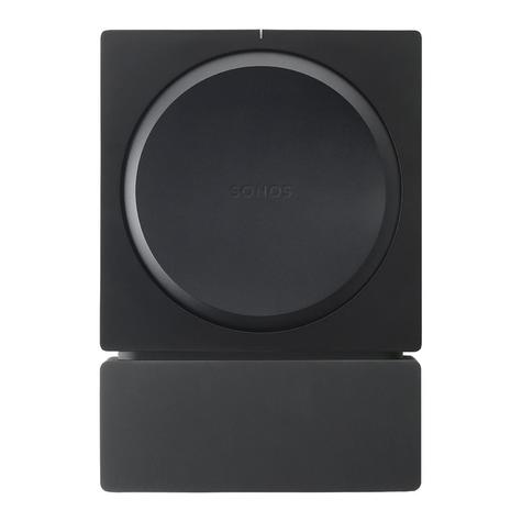 Wall Mount for Sonos Amp (Black)