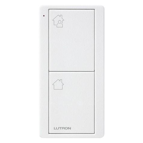 Lutron Pico Switch Entry Keypad 2 Button Matte Black - Arctic White