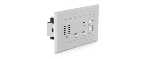 2 x HDMI & 1 x USB-C Wallplate Transmitter - Various colours