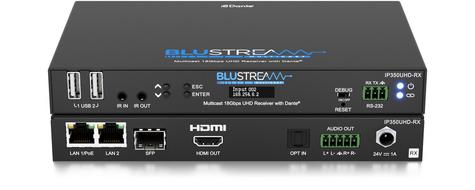 IP350UHD 18Gbps Video Receiver (1Gb Network, Dante)