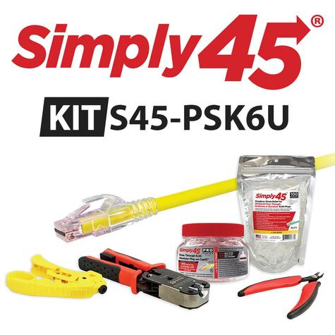 Simply 45 Pro Series - Cat6/6a UTP Starter Kit. 