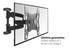 BASE Series display wall mount turn scissor arm 40" - 65"