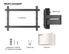 Wall Series display wall mount turn double arm