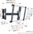 THIN Series Ultra thin LED wall mount turn double arm
