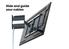 THIN Series Ultra thin LED wall mount turn double arm