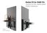 THIN Series Ultra thin LED wall mount turn double arm