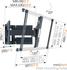 THIN Series Ultra thin LED wall mount turn scissor arm 40" - 100"