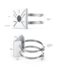 VMB-350 VIGI Network Camera Pole Mounting Bracket