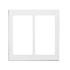 Lutron Pico Standard Faceplate Single UK Plate - 2 Gang