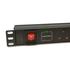 PDU 6 Way Horizontal - Surge Protected - 1U