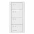 Lutron Pico Controller Light 4 Group Toggle 4 Button Matte Black - Arctic White