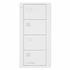 Lutron Pico Controller 2 Group Shade 4 Button Matte Black - Arctic White