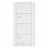 Lutron Pico Controller 2 Group Shade 4 Button Matte Black - Arctic White