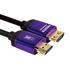 SCP Premium Cert HDMI cable 4K@60 4:4:4 (2160p) full 18Gbps, BT.2020, HDR, Violet, Snug-Tite