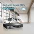 TP-Link SG1008P 8-Port Gigabit Desktop PoE Switch with 4-Port PoE+ *64W*