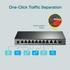 TP-Link SG1210MP10-Port Gigabit Desktop Switch with 8-Port PoE+ *123W*
