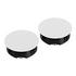 Sonos Architectural 8" In Ceiling Speaker By Sonance, White: PAIR