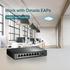 TL-SG1008P 8-Port Gigabit Desktop PoE Switch with 4-Port PoE+