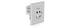 Dante&reg; Bluetooth Audio Encoder Wallplate - Various colours