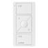 Lutron Pico Controller Audio (Icons) 3 Button with Raise & Lower Matte Black - Arctic White