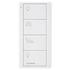 Lutron Pico Switch Any Room Keypad 4 Button Matte Black - Arctic White